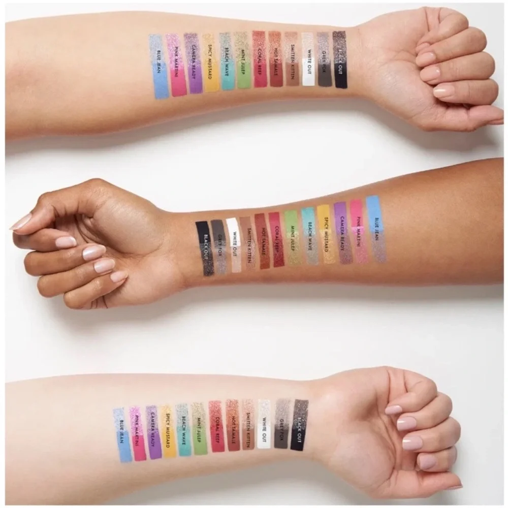 Stila Double Dip Liquid Eyeshadow Duo Hot Tamale Long Wear Matte & Sparkle New